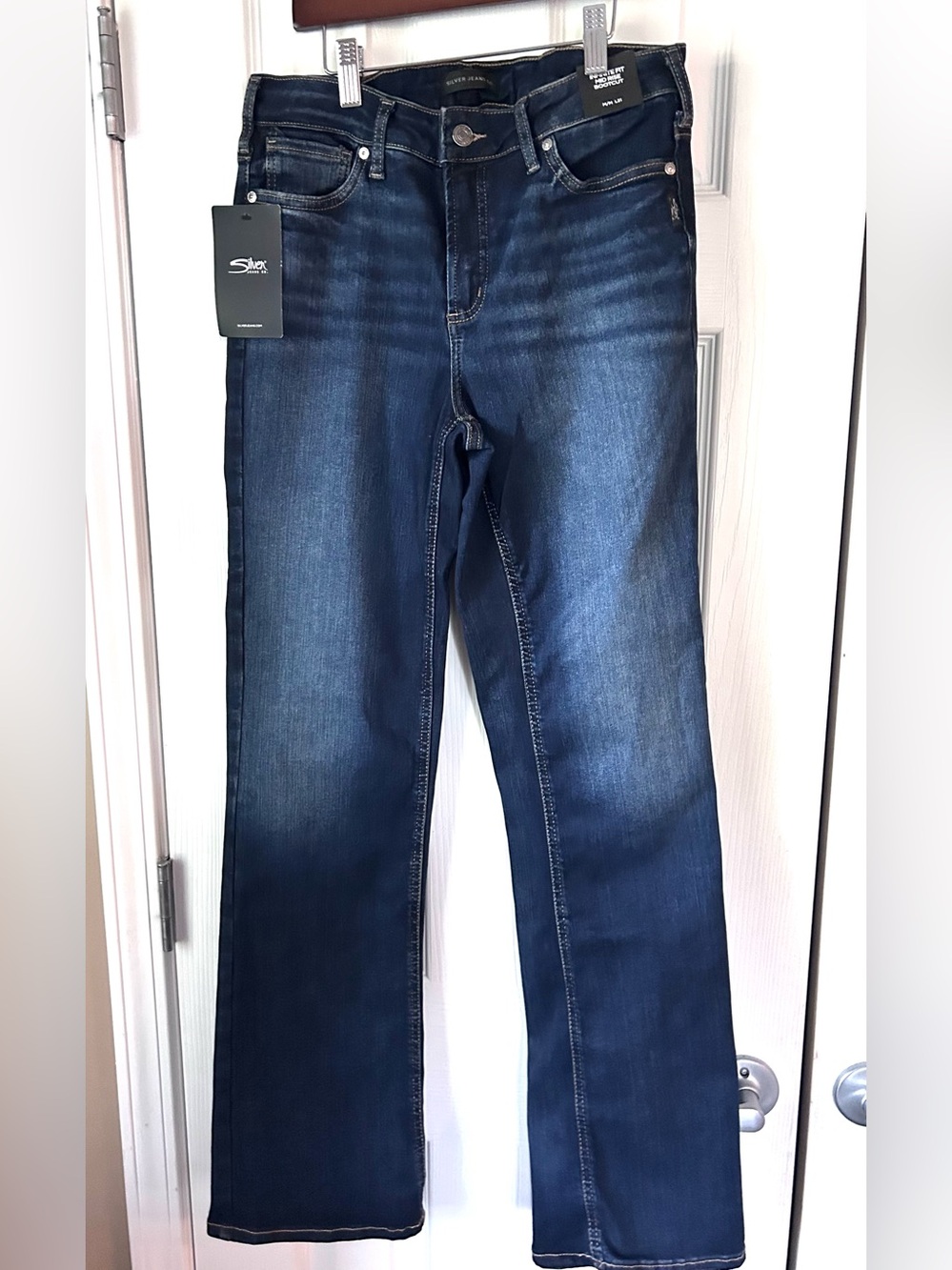 Silver Jeans Co. Infinite Fit Mid Rise Bootcut Jeans M/31 NWT Dark Wash